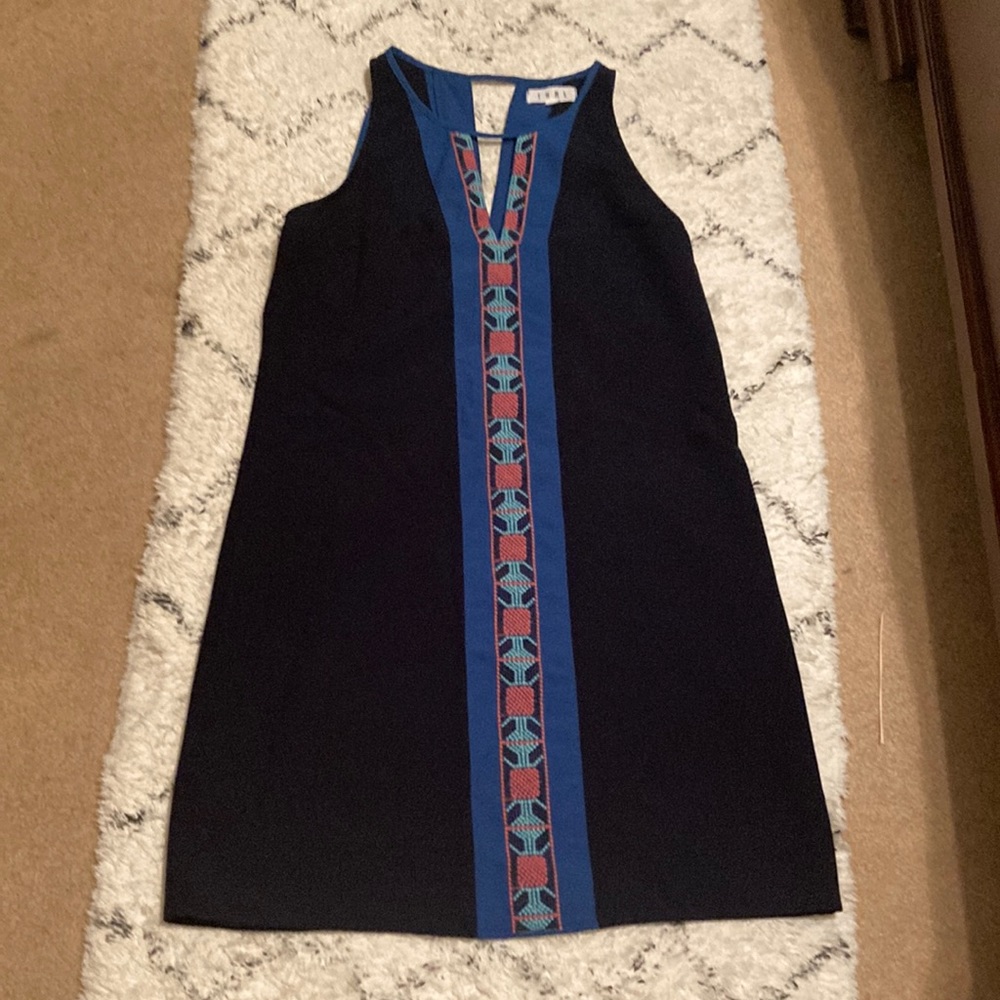 NWOT. THML Blue Mini Sleeveless Dress.  Size Small